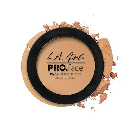 L.A. Girl Pro.Face Matte Pressed Powder, Medium Beige GPP609