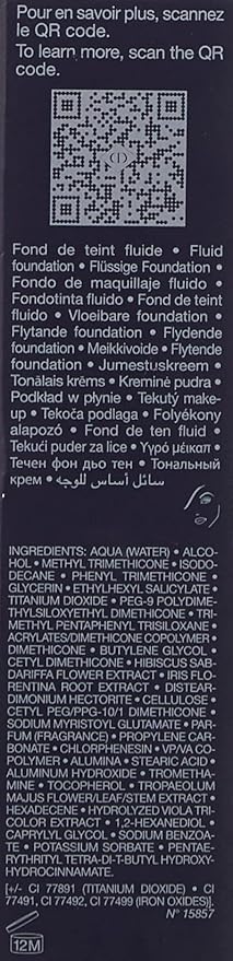 Dior Christian Forever Skin Glow 24h Wear Radiant Foundation 3W Warm/Glow SPF 20, 1.0 Ounce