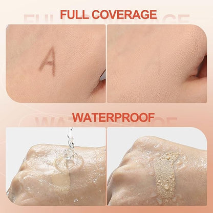 SACE LADY 4 in 1 Concealer Palette, 4 Colors Face Eye Brow Correcting Contour Cream Palette Full Covers Undereye Dark Circles, Blemishes, Redness (1pc concealer palette)