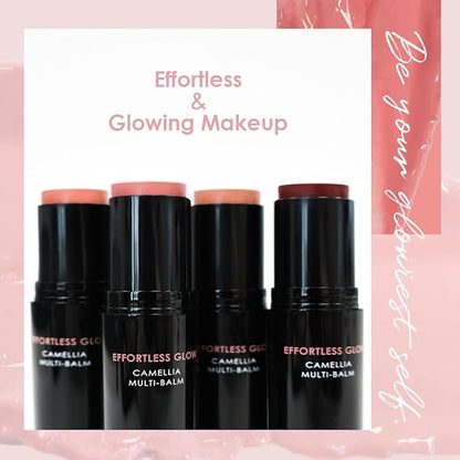 EFFORTLESS GLOW CAMELLIA MULTI-BALM (Sun-Kissed Berry, One size)