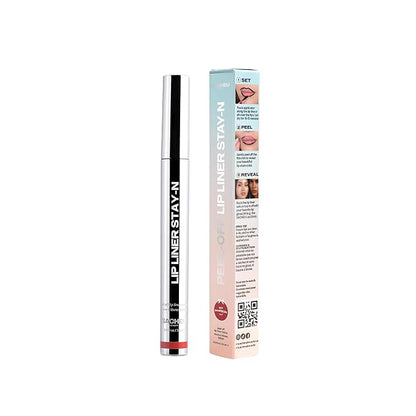 Sacheu Lip Liner Stay-N Peel Off Lip Stain — Long Lasting Matte Lip Tattoo Transfer Proof Lipstain Infused with Hyaluronic Acid & Vitamin E for All Skin Types — Vegan & Cruelty-Free, Getredy