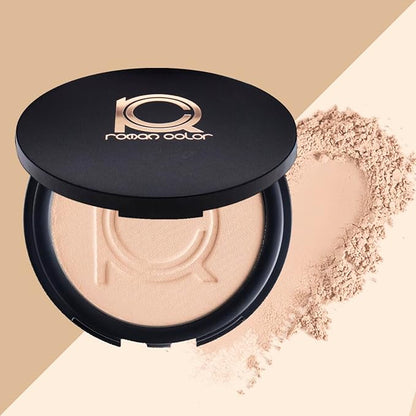 ioly's Beauty pressed powder foundation Compact with powder puff 0.49 OZ Makup fit me powder foundation Makeup full coverage foundation texture powder for men and woman