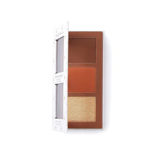 Beauty Bakerie Brownie Bar + Queen of Tarts Bar Mini Makeup Palette, Three Universal Shades of Blushes Makeup, Travel Size, 2 Pack Bundle