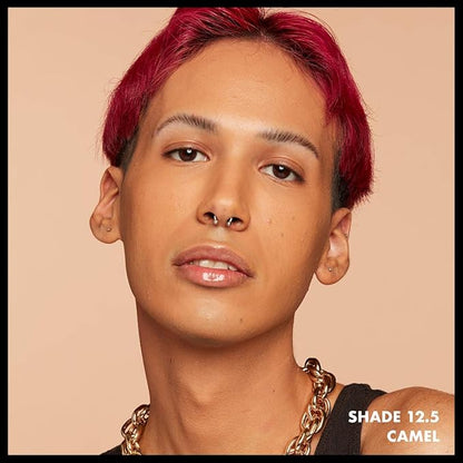 NYX PROFESSIONAL MAKEUP Total Control Pro Drop Foundation, Skin-True Buildable Coverage - Camel