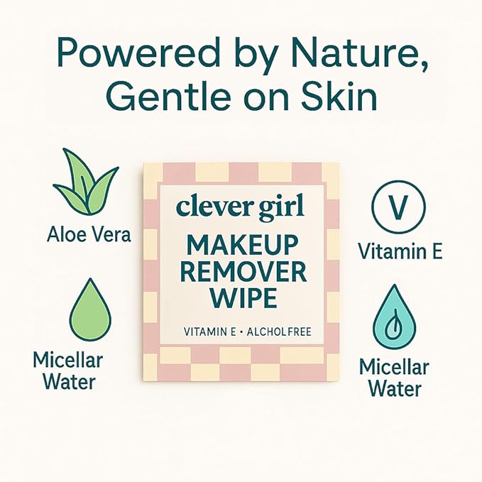 Individually Wrapped Bulk Makeup Remover Wipes with Micellar Water, Green Tea Extract, Aloe & Vitamin E - Travel Friendly Individual Micellar Cleansing Wipes (150 Pack)