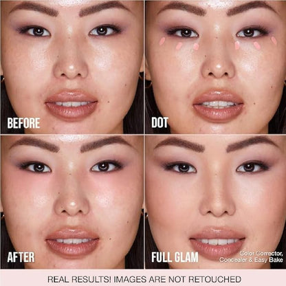 H.U.D.A BEAUTY #FAUXFILTER Under Eye Color Corrector 0.3 oz / 9 mL (Cherry Blossom, 0.3 oz / 9 ml) + Bonus Acne Patch (36 Pieces)