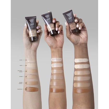 Burts Bees Goodness Glows Tinted Moisturizer, Rich in Antioxidants, Chestnut 1.0 Ounce