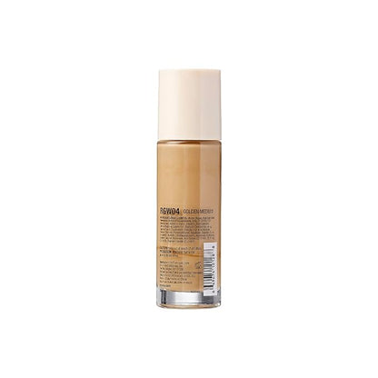 Ruby Kisses Glowy Skin Filter Foundation - All-in-1 Primer, Skin Tint & Highlighter, Hydrating Light Coverage with Squalane, Natural Dewy Finish, Luminous & Radiant Glow (Golden Medium)