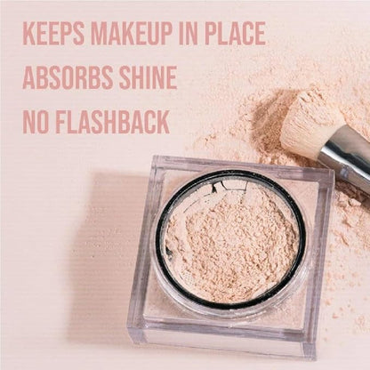 H.U.D.A BEAUTY E-Bake Loose Baking & Setting Powder (Pound Cake) 0.71 oz / 20 g + Bonus Acne Patch (36 Pieces)