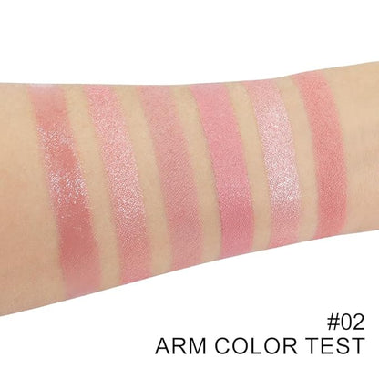 All-in-One Makeup Palette – High Pigment Contour, Blush & Eyeshadow – Matte & Shimmer Finishes – Long-Lasting, Blendable & Lightweight – Professional & Daily Makeup Kit (02#, (Pack of 1))