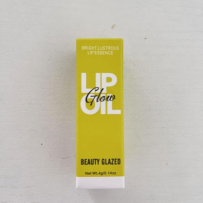 Beauty Glazed Big Brush Head Lip Oil, Ultra-Hydrating & Nourishing, Smooth Glossy Finish Lip Glow Oil, Shiny and Vegan Tinted Lip Gloss, Non-Sticky Formula (1, 106# FUSE)