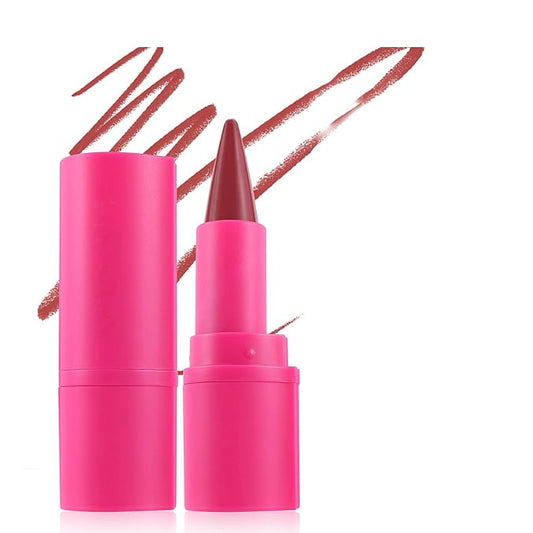 2-in-1 Gradient Lip Liner and Lipstick Lip Combo Set, Flawless Contour & Gradual Ombre Effect with Easy-to-Use Crayon Form and Cone Tip, Waterproof, Non-Smudging, Long-Lasting, 05# Untamed