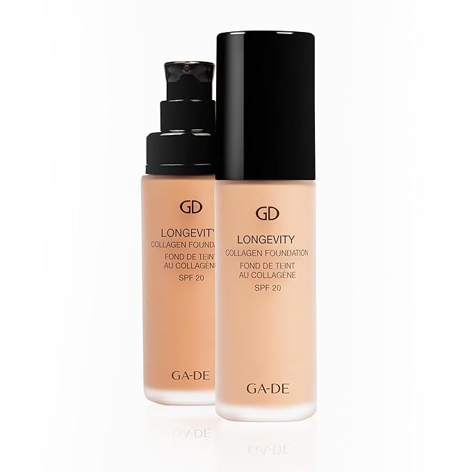 GA-DE Longevity Collagen Foundation 503 - SPF Face Makeup - Hydrates Skin and Improves Elasticity - Full Coverage and Matte Finish - 1 oz