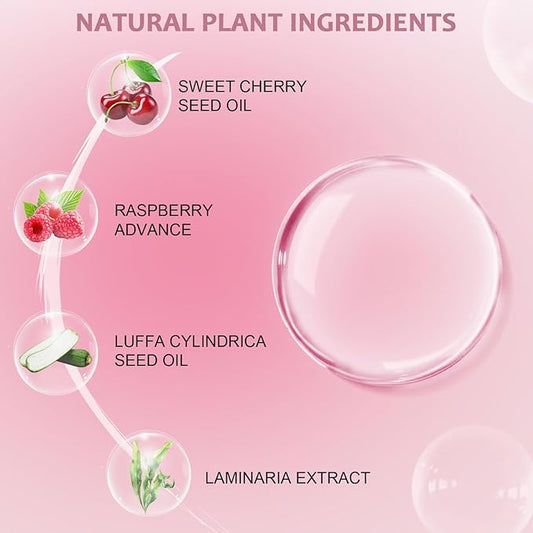 Hydrating Lip Glow Oil, Plumping Lip Gloss, No-Sticky Transparent Moisturizing Lip Balm, Natural Lip Plumper Gloss Make Lips Fuller