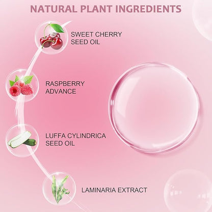 Hydrating Lip Glow Oil, Plumping Lip Gloss, No-Sticky Transparent Moisturizing Lip Balm, Natural Lip Plumper Gloss Make Lips Fuller and Moisturizing - Coral