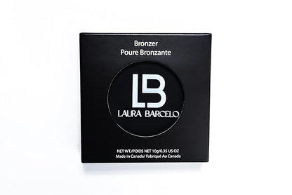 LB Powder Bronzer – Pressed Bronzer Powder – Natural Tan Face Bronzer – Radiant Matte Finish – Warm Tone Matte Bronzer Powder for Contouring and Highlight – Natural Sunkissed Look