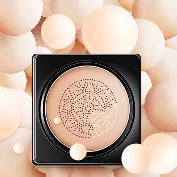 O'CHEAL Mushroom Head Air Cushion BB Cream Foundation Cream for Face Makeup Concealer Cushion for Face Comestics Make Up Cushion Compact Natural