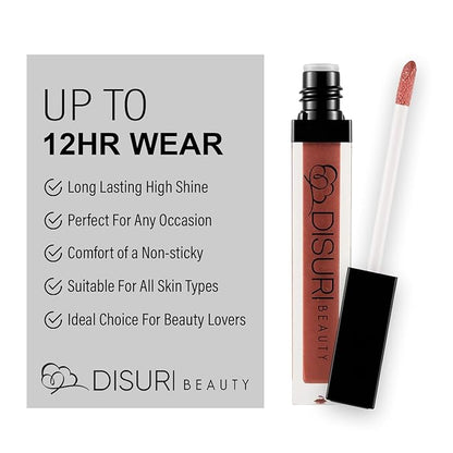 Shimmer Lip Gloss - Non-Sticky Girls Gloss - Long Lasting High Shine - 0.7 FL Oz Gloss for Girls & Women - Cruelty Free - (Love of My Life: S5)