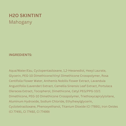 Pixi Beauty H2O SkinTint Tinted Face Gel, 1.2 fl oz / 35 ml, Mahogany