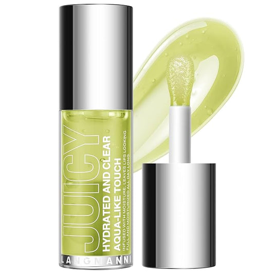 Jolilab Lip Oil, Hydrating Lip Glow Oil Plumping Glass Finish Moisturizing Lip Gloss Lip Tint Extract Lip Oil Tinted for Dry Lip and Lip Care