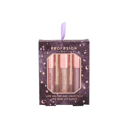 Profusion Cosmetics Written in the Stars Mini Lip Gloss Trio, Experience the Portable Brilliance and Dive Into Luxury With Premium Beauty Tool