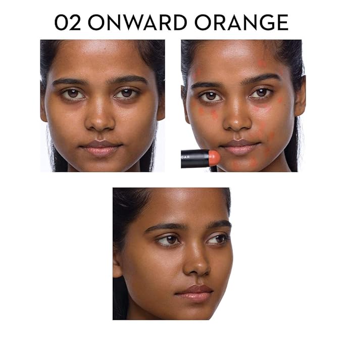 SUGAR Face Fwd Corrector Stick - 02 Onward Orange (Orange) Longlasting Formula, Lightweight