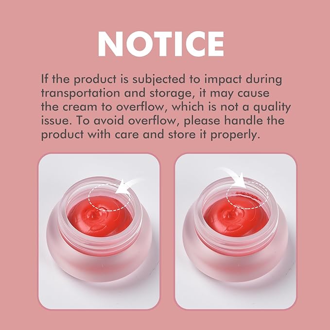 YOUNG VISION Lip & Cheek Pudding Pot – Multi-Use Soft Matte Cream Blush, Buildable Lightweight Formula Lips and Cheeks Tint, 5g/0.17oz