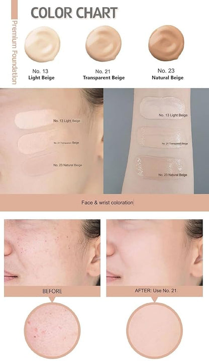 Enough Rich Gold, Double Wear Radiance Foundation, SPF 50+ PA+++, 21, 3.53 oz (100 g)