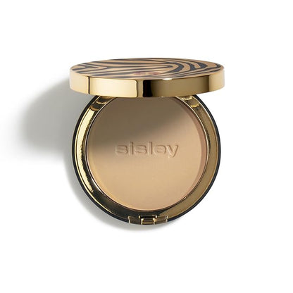Sisley Paris Phyto-Poudre Compact, 2 Natural - Mattifying, Beautifying Pressed Powder - Visibly Blurs Wrinkles & Fine Lines - Buildable Coverage - All Skin Types - Includes Powder Puff