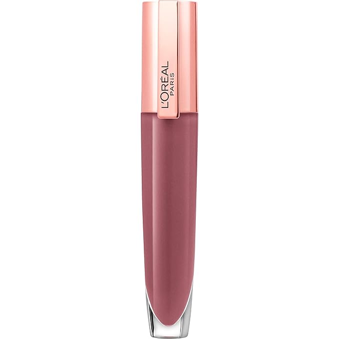 L'Oreal Paris Glow Paradise Hydrating Tinted Lip Balm-in-Gloss with Pomegranate Extract & Hyaluronic Acid, Ultra-Gentle, Non-Sticky Formula, Rose Harmony, 0.23 Fl Oz