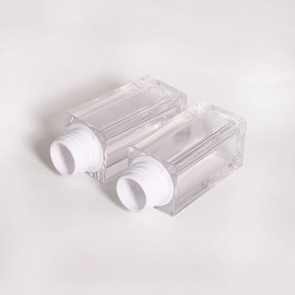 24pcs 5ml Empty square black lipgloss tubes bulk wholesale with big wand lipgloss containers