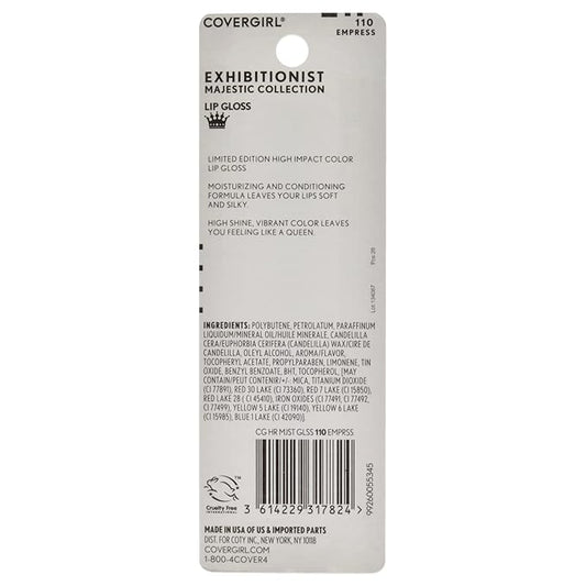 CoverGirl Exhibitionist Majesty Lip Gloss - Empress Lip Gloss Women 0.12 oz