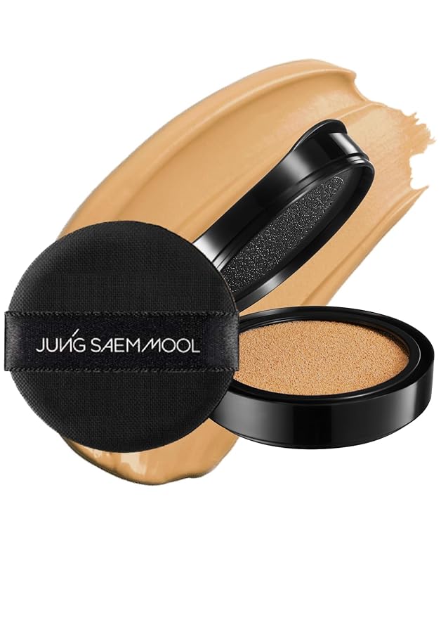 [JUNGSAEMMOOL OFFICIAL] Essential Skin Nuder Cushion (Medium Deep) | Refill | Natural Finish | Buildable Coverage | Makeup Artist Brand