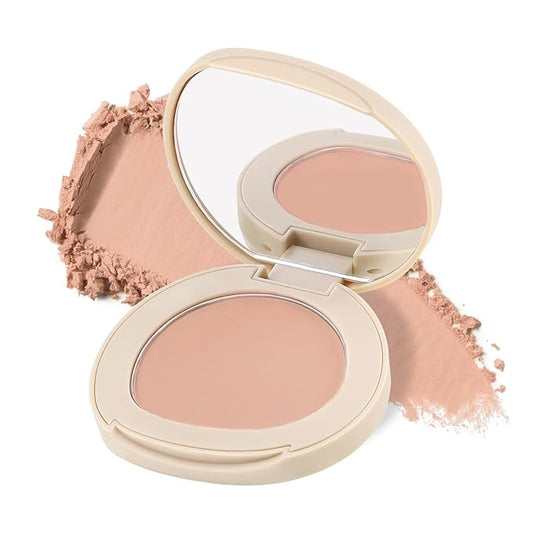Boobeen Powder Blush Matte Single Color Blush, Pressed Blush Face Makeup Blusher High Pigment Blush for Colorful, Long-wear Glow, Natural Flush Tint for Cheeks