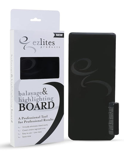Balayage & Highlighting Board by Celebrity Stylist James Collins - Hairstylist Essentials Balayage Hair Salon Supplies - Highlight Board For Dying Hair - Hair Salon Supplies - Black