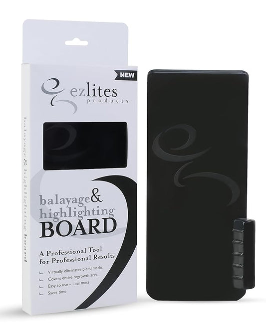 Balayage & Highlighting Board by Celebrity Stylist James Collins - Hairstylist Essentials Balayage Hair Salon Supplies - Highlight Board For Dying Hair - Hair Salon Supplies - Black