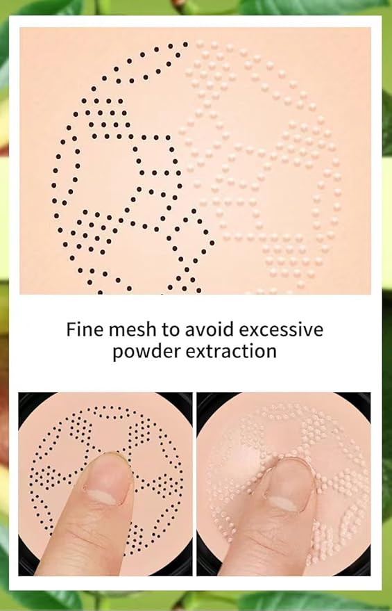 O'CHEAL Mushroom Head Air Cushion BB Cream Foundation Cream for Face Makeup Concealer Cushion for Face Comestics Make Up Cushion Compact Ivory