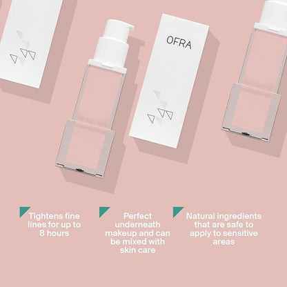 OFRA Face LIfting Flash Primer | Firming Primer for Face Before Makeup Application | Smooths, and Preps Skin for Flawless Makeup | Minimizes Fine Lines | Makeup Primer for Sensitive Areas | 1oz/30ml