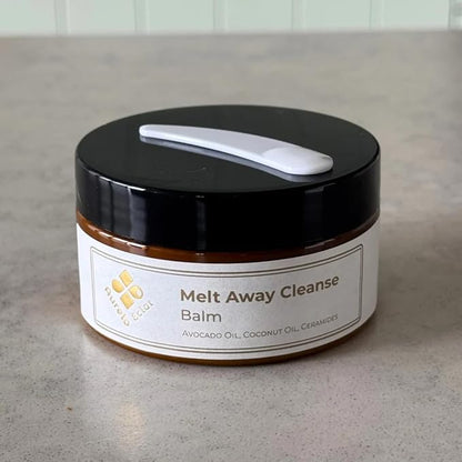 Melt Away Cleanse Balm – Nourishing Makeup Remover with Avocado Oil, Coconut Oil & Ceramides for Hydrated, Glowing Skin – 100g