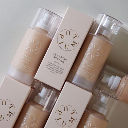 LU'PIUM Cover Prime BB Cream, Concealing Blemishes, dark circles, Natural skin tone, Lightweight hydrating skin enhancer, silky finish 1.69 Fl Oz.