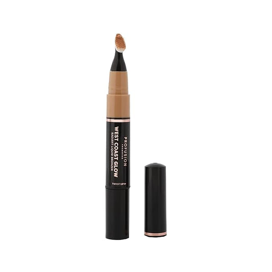 Profusion Cosmetics - West Coast Glow Radiant Liquid Bronzer - Experience Radiant Sun-Kissed Beauty with Vitamin-Infused Liquid Formula - La Jolla