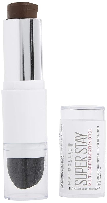Maybelline New York Super Stay Foundation Stick for Normal To Oily Skin, Espresso, 0.25 Ounce