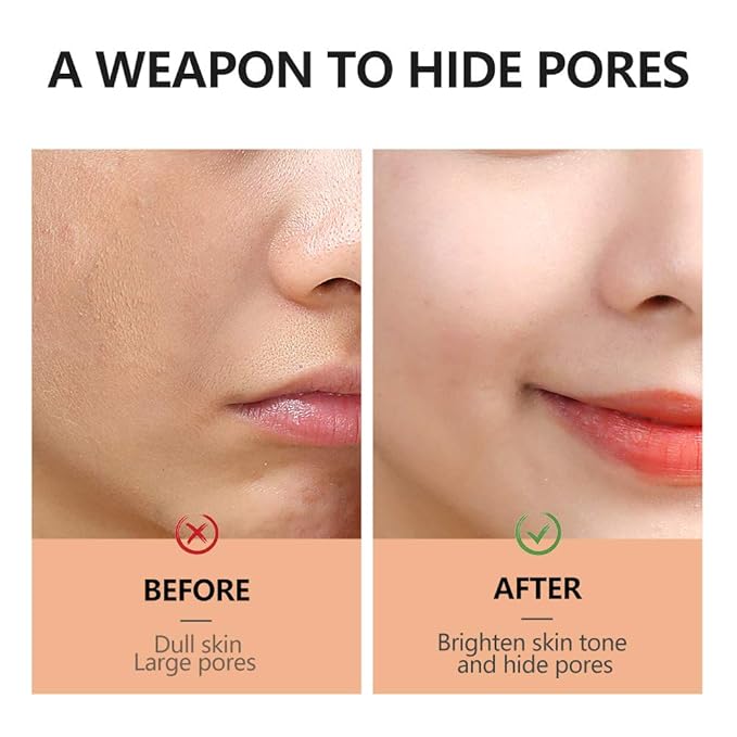 HEXZE Makeup Primer,Base Face Primer, Primer Face Makeup, Fills in Pores and Fine Lines, Natural Matte Finish, Hydrating Face Primer #01 green