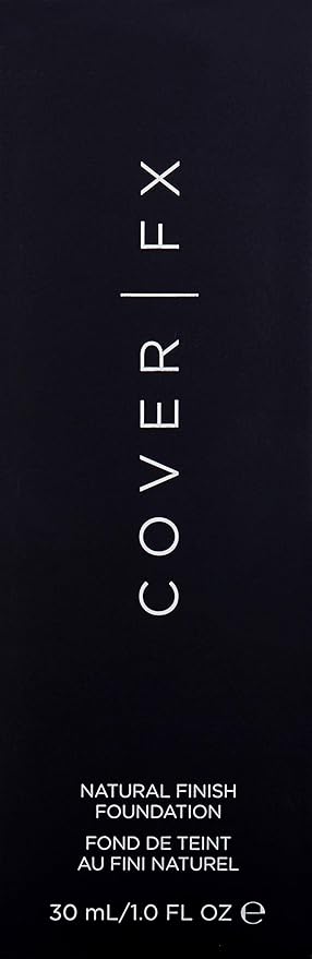 Cover FX Natural Finish Foundation: Water-based Foundation that Delivers 12-hour Coverage and Natural, Second-Skin Finish with Powerful Antioxidant Protection - N110, 1 Fl Oz