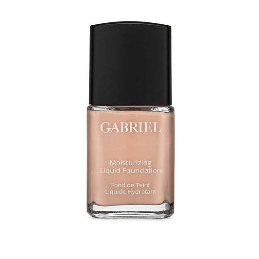 Gabriel Cosmetics Liquid Foundation, Organic Formula- 1 fl oz. (Soft Beige, 1.0)