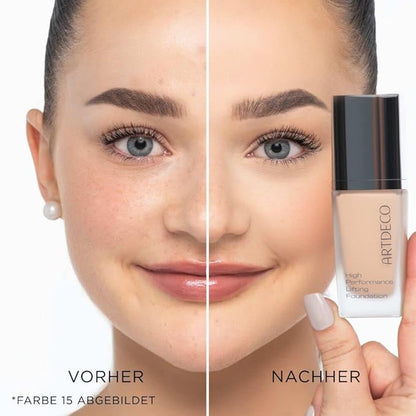 ARTDECO High Performance Lifting Foundation - reflecting rosewood N°25 - reduces wrinkles for firmer skin & soft matte finish - vegan makeup - Liquid foundation with hyaluron - 1.05 Fl Oz