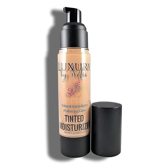 Tinted Moisturizer | Organic & Natural Ingredients | Moisturizes, Brightens, Smooths & Plumps Skin | Deep Skin Hydration With Certified, Skin-Friendly & Safe Properties (Toffee)