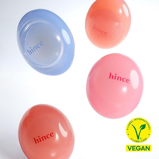 HINCE Raw Glow Dewy Ball - Tinted Lip Balm, Jelly Gloss Glow, Shine and Hydration, Lip & Blush Multiuse, Vegan, 0.12 oz. (13 colors) (GINGER PEACH)