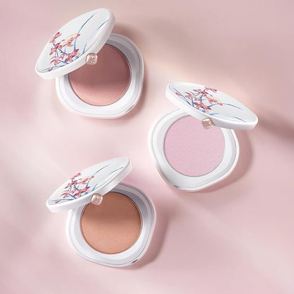 FLORASIS Ethereal Flush Smooth Powder Blush (Ode to Embroidery) (03 Candy Clouds, 1 Count)
