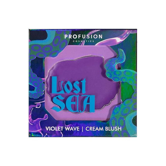 Profusion Cosmetics Sea Witch Cream Blush, Channel Your Inner Siren for Mesmerizing Look, Get Mermaid Glow and Achieve Stunning Cheek Color with Sea Witch Cream Blush (Violet Wave, 1)